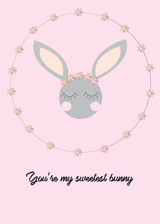PLAKAT "BUNNY" A3 My Prints