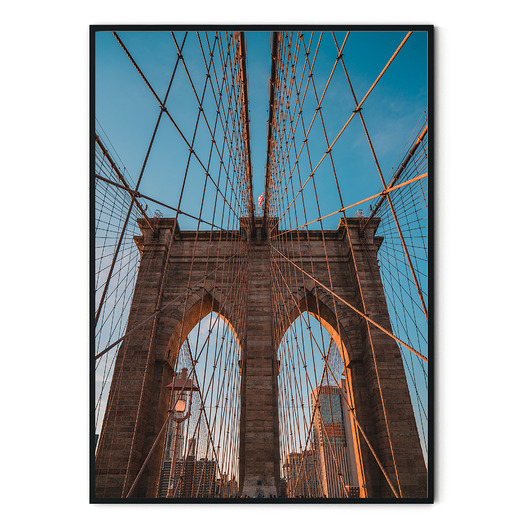 Plakat New York no. 6 Most Brooklyński myscandi
