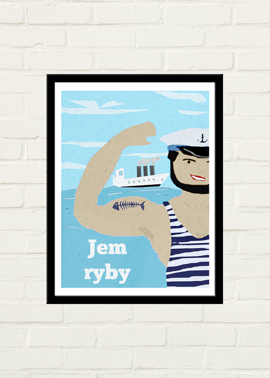 Jem Ryby Plakat 50x70 GAU Home