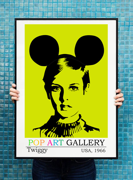 plakaty Plakat Twiggy