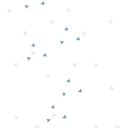 naklejki ścienne do pokoju dziecka Tapeta dla dzieci Crazy Triangles