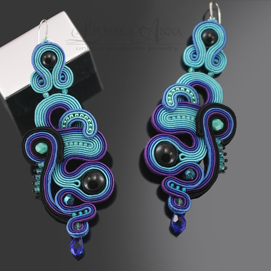 kolczyki soutache Kolczyki  565
