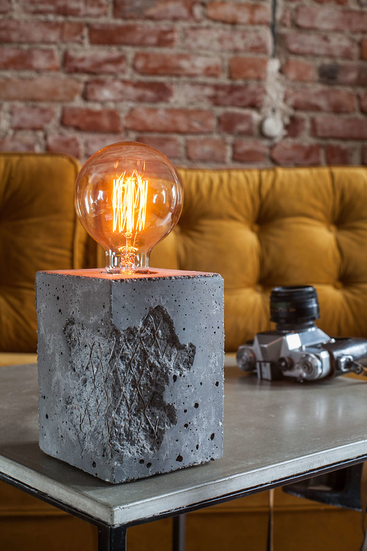 Lampa loft BRONX z betonu LOFT 49