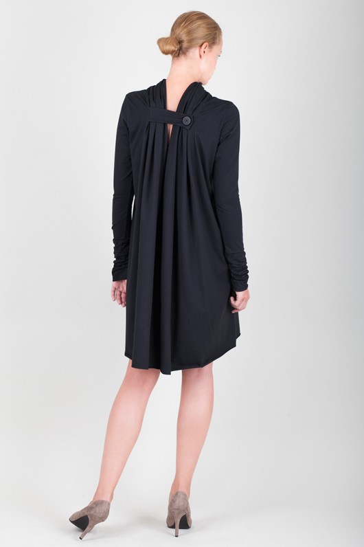 one button short dress pudu