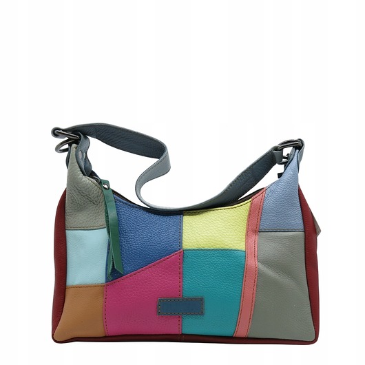 torby na ramię Torebka damska na ramię kolorowa skórzana wygodna zero waste OLIVKA