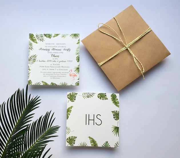 zaproszenia na komunię Zaproszenie na Komunię Świętą FD15