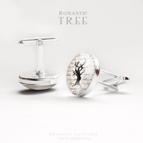 Romantic Tree - spinki do mankietów Ewa Saj Fotografie