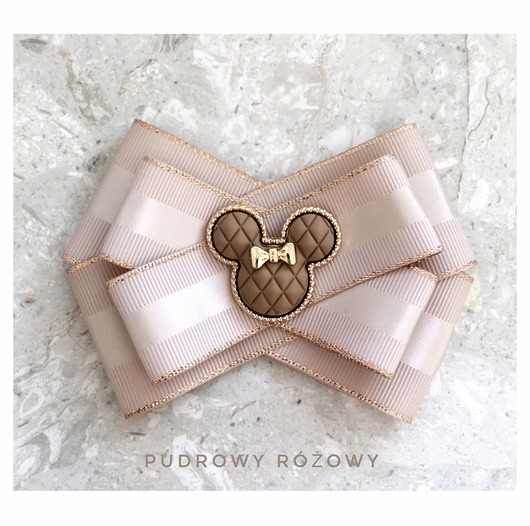 broszki Beżowa Brosza MICKEY  Hit! 1szt