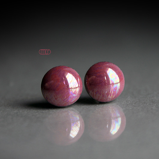 Mini Truskawkowe 6mm/stal chirurgiczna/ Magda Łysiak