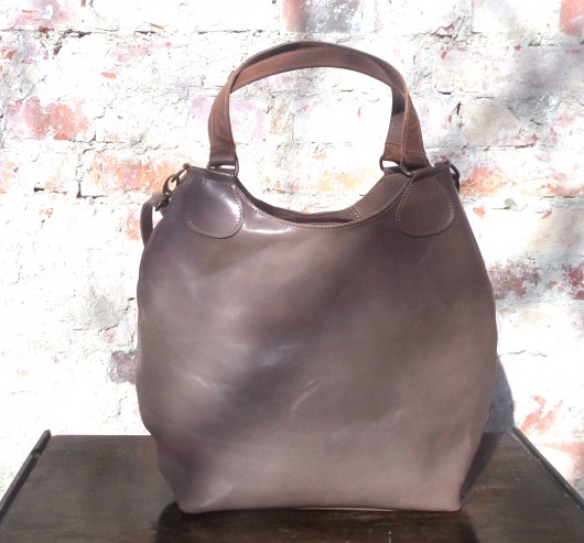 Taupe bag Łagoda