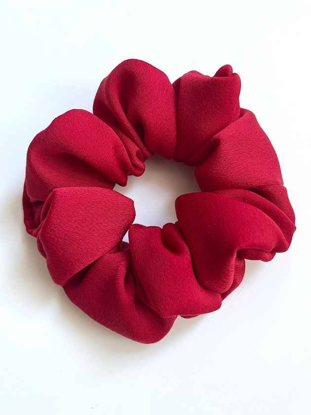 gumki do włosów Czerwona gumka do włosów Scrunchie Elisabeth