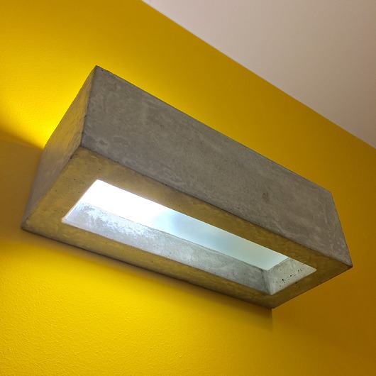 kinkiety Kinkiet Betonowy Średni 31,5 cm