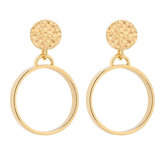 kolczyki srebrne Złote kolczyki koła