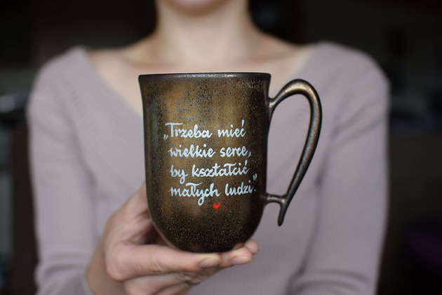 kubki Kubek dla Nauczycielki Rustykalny 325ml