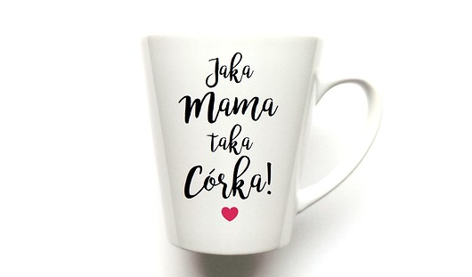 Kubek Latte JAKA MAMA TAKA CÓRKA FarrowDesign