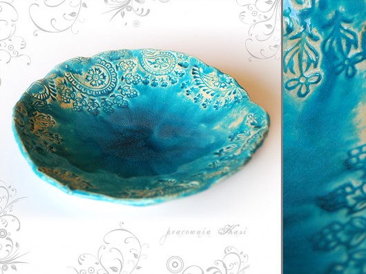 paterka india blue katha