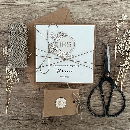 zaproszenia na komunię Najpiękniejsze zaproszenia na komunię - zaproszenia komunijne ręcznie robione