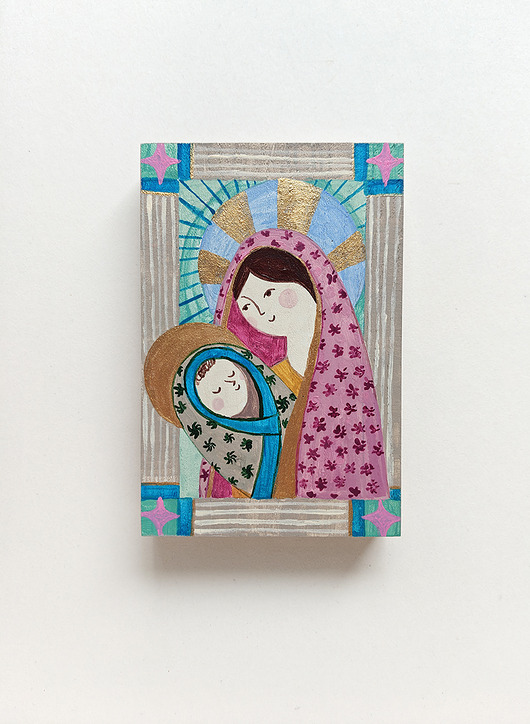 obrazy Matka Boska z Dzieciątkiem , unikatowy prezent, 1 egzemparz