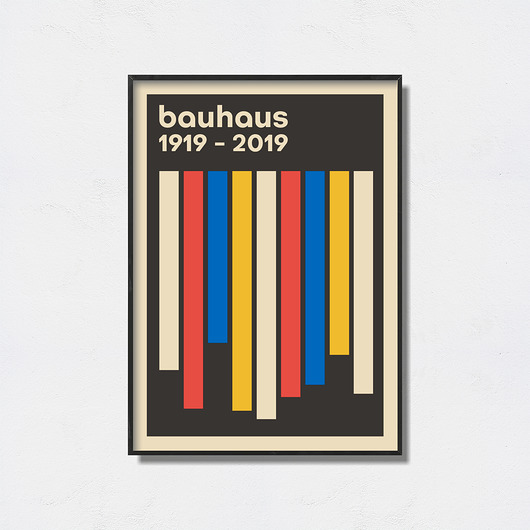 plakaty Bauhaus Art Exhibition plakat