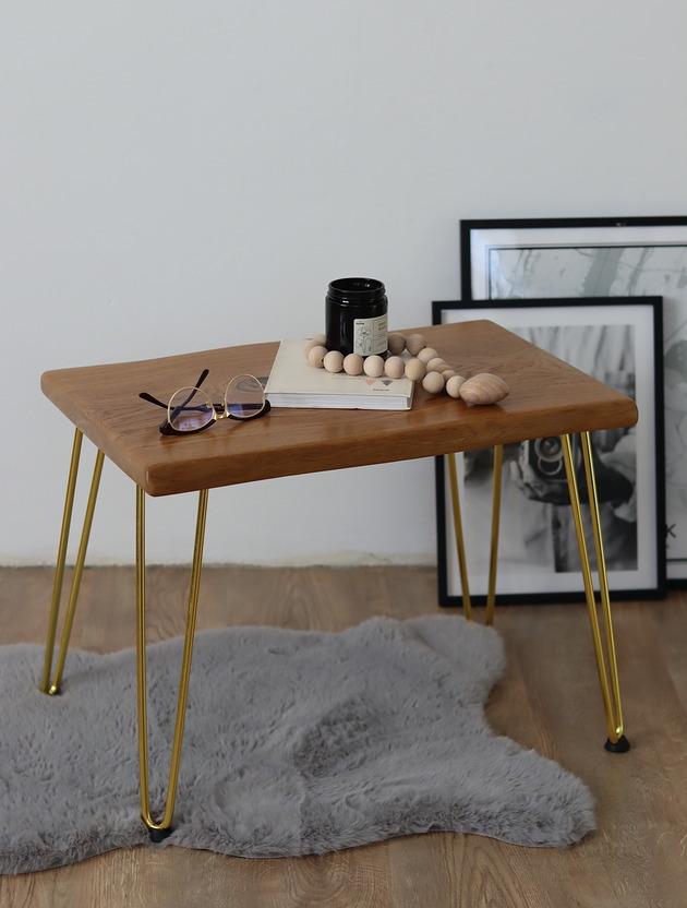 stoliki kawowe Stolik kawowy live edge loft mini