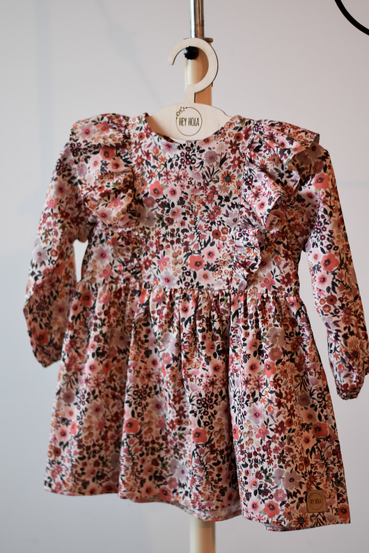 sukienki dla dziewczynki sukienka Blossom w wielobarwne kwiaty