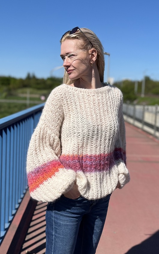 swetry damskie  Sweter oversize