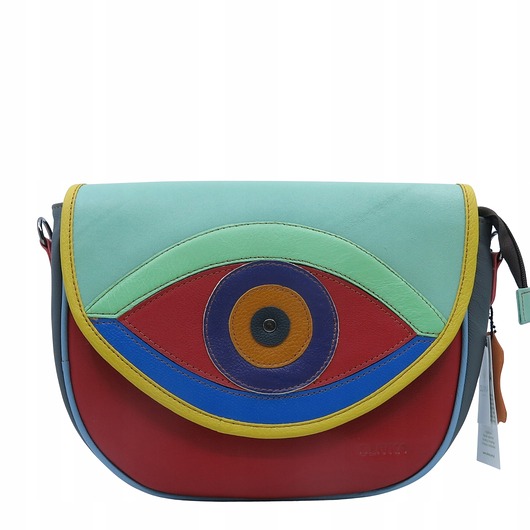 torby na ramię Torebka damska skórzana wymienna klapka 2w1 pojemna kolorowa OLIVKA