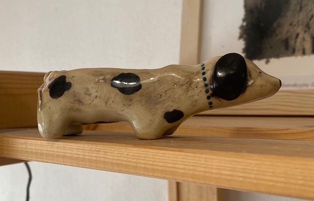 akcesoria różne Jamniczek ceramiczny na biżuterię