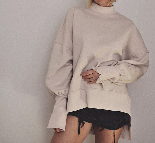 Bluza Turtleneck Sand DONT NEED NO SAMURAI