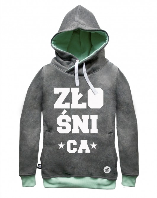 Bluza Grafitowa Złośnica  ŁAP NAS