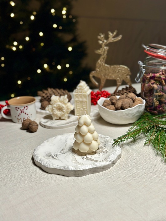 dekoracje świąteczne Snowy Tree Set