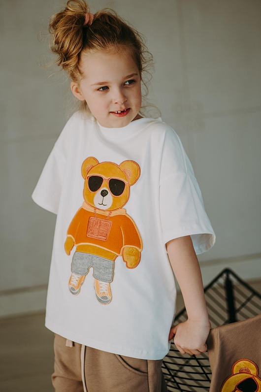 t-shirty dla chłopców T-shirt oversize Barry Teddy