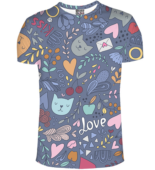 T-shirt Romantic Cats Mr Gugu Miss Go