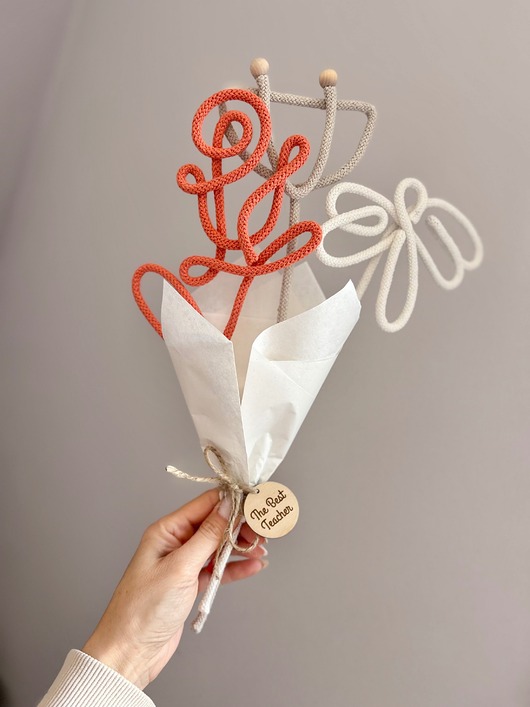 dodatki - różne BUKIET DLA NAUCZYCIELA - boho prezent na koniec roku szkolnego