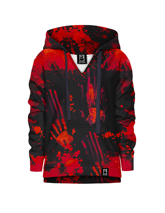 bluzy dla dziewczynki Bluza Zombie Black