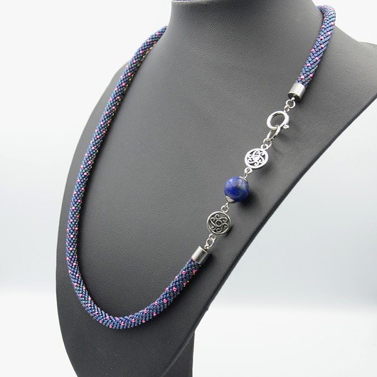 naszyjniki - inne Tangle cosmos beads