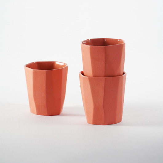 kubki i filiżanki Limbo kubek mały / ceglasta porcelana
