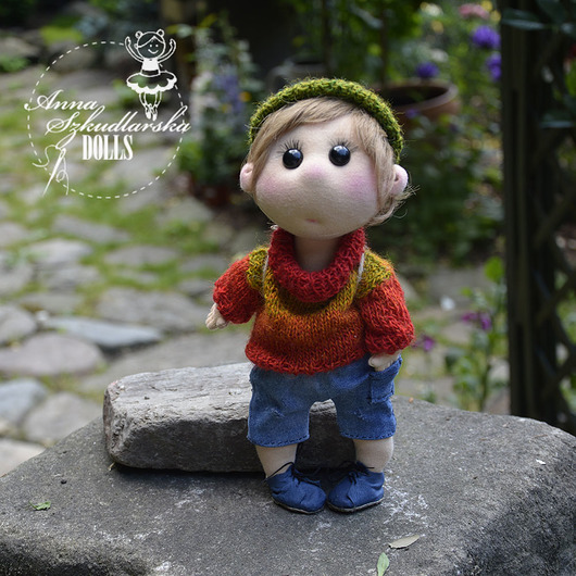 TulAnka - Chłopiec Anna Szkudlarska unique dolls