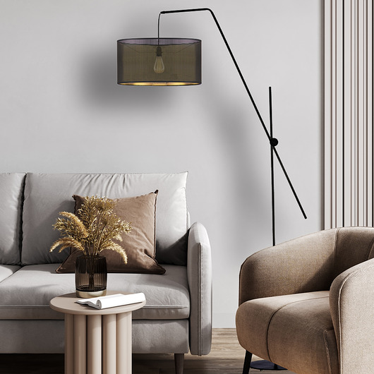 lampy podłogowe Designerska lampa stojąca z regulowanym ramieniem BILBAO AŻUR