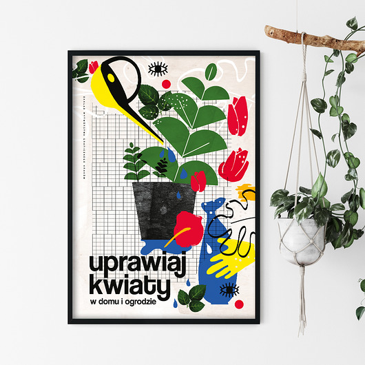 plakaty Plakat "Uprawiaj kwiaty"