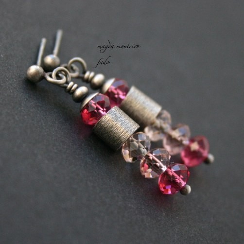 Kolczyki Swarovski galaretki fado
