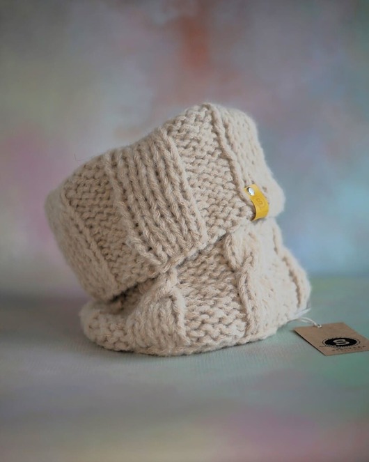 szale damskie Komin z alpaki LULLABY