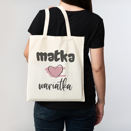 torby na zakupy Torba bawełniana "Matka wariatka"