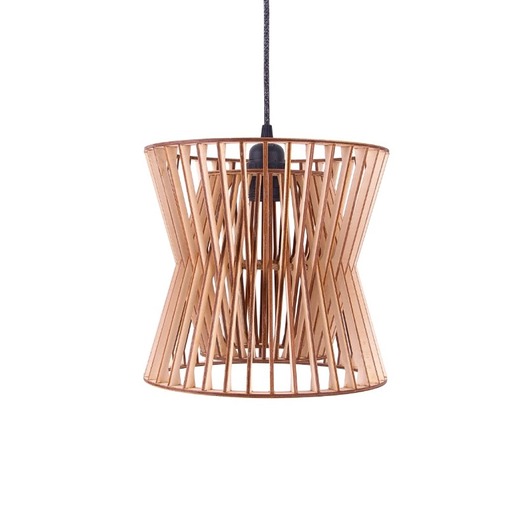 lampy wiszące Nowoczesna lampa drewniana do sypialni