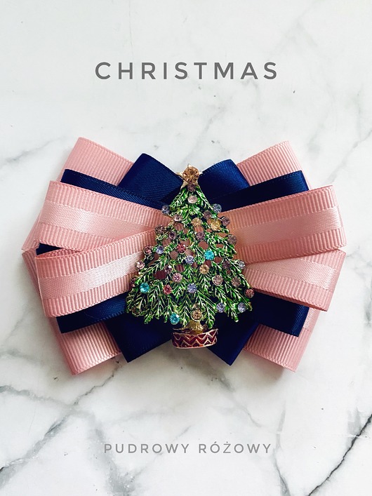 broszki Brosza z Choinką Święta Mikołajki