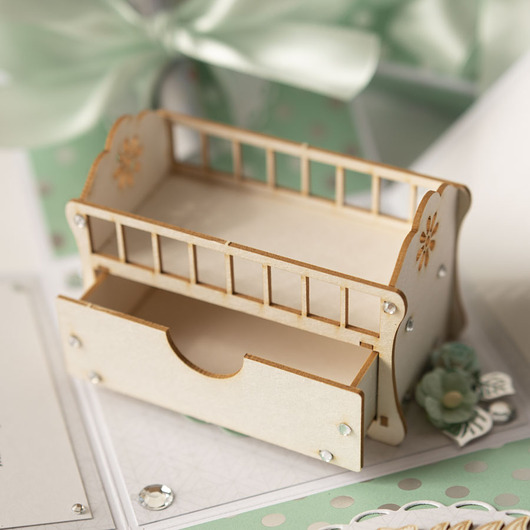 kartki, zaproszenia na chrzest Pamiątka Chrztu św. exploding box kartka 3d