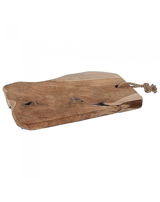 deski do krojenia i tace Taca Plaster z Drewna Tekowego