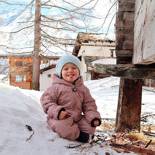 kombinezony dla dziewczynki Kombinezon zimowy ocieplany dla dziecka, June