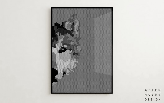 Kubatura/ MR. WOLFIE IN THE FOG 02 50x70 After Hours Design