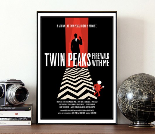 Twin Peaks - plakat minimalmill